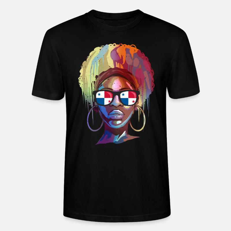 Panama - Stanley/Stella Unisex Bio-T-Shirt CRAFTER - Schwarz