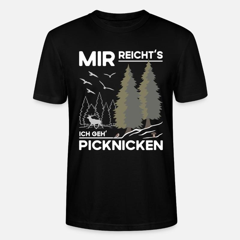 Picknicken - Stanley/Stella Unisex Bio-T-Shirt CRAFTER - Schwarz
