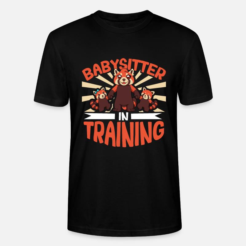 Babysitter in training - Babysitter - Stanley/Stella Unisex Bio-T-Shirt CRAFTER - Schwarz