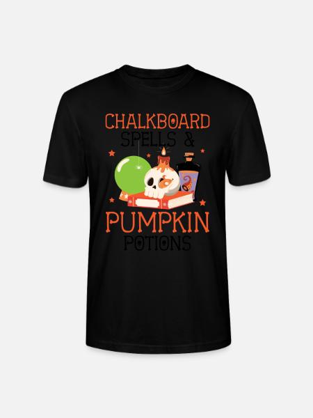 Table Magic & Pumpkin Potions Halloween - Stanley/Stella CRAFTER Unisex Organic T-Shirt - black