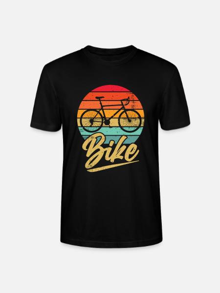 Vélo Rétro VTT VTT - T-shirt bio CRAFTER Stanley Stella Unisexe - noir