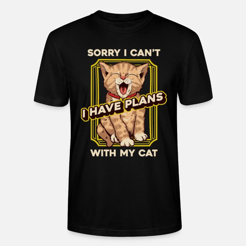 Chat - T-shirt bio CRAFTER Stanley Stella Unisexe - noir