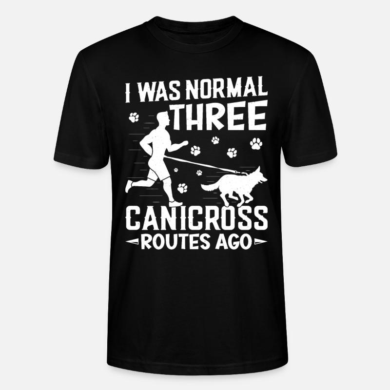 Chien de course Canicross Design - T-shirt bio CRAFTER Stanley Stella Unisexe - noir