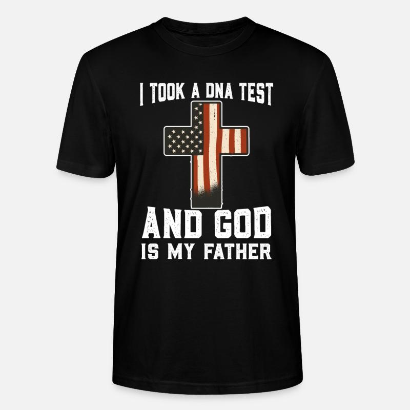 Dieu Christ Parole chrétienne - T-shirt bio CRAFTER Stanley Stella Unisexe - noir