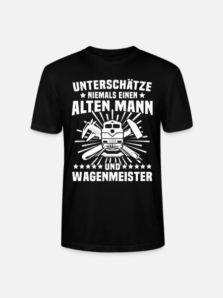 Wagenmeister - Stanley/Stella Unisex Bio-T-Shirt CRAFTER - Schwarz