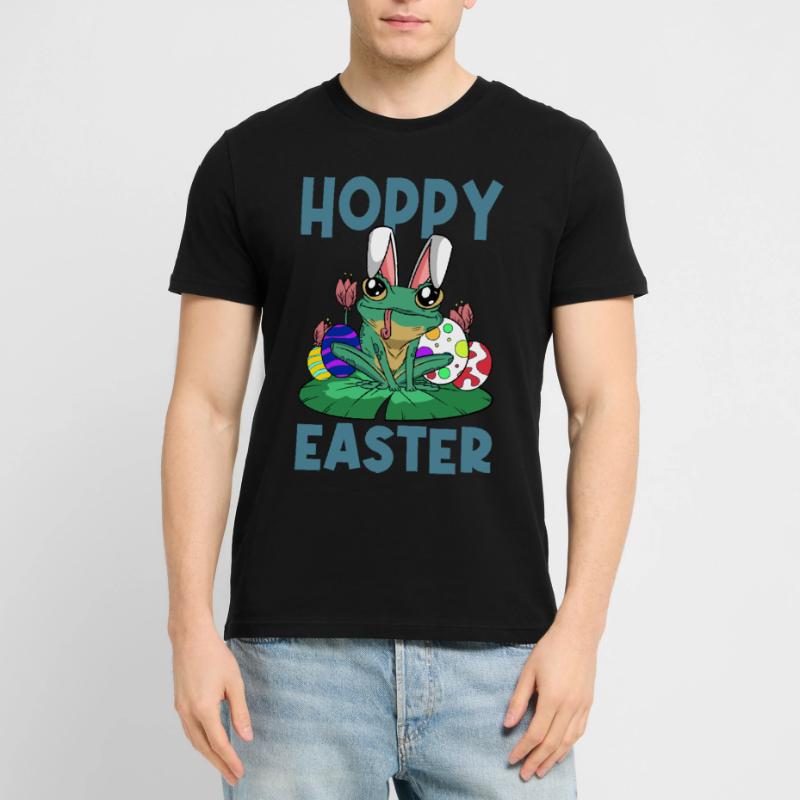 Hoppy Easter Sweet Easter Frog Easter Bunny Easter Egg Stanley/Stella CRAFTER Unisex Organic T-Shirt