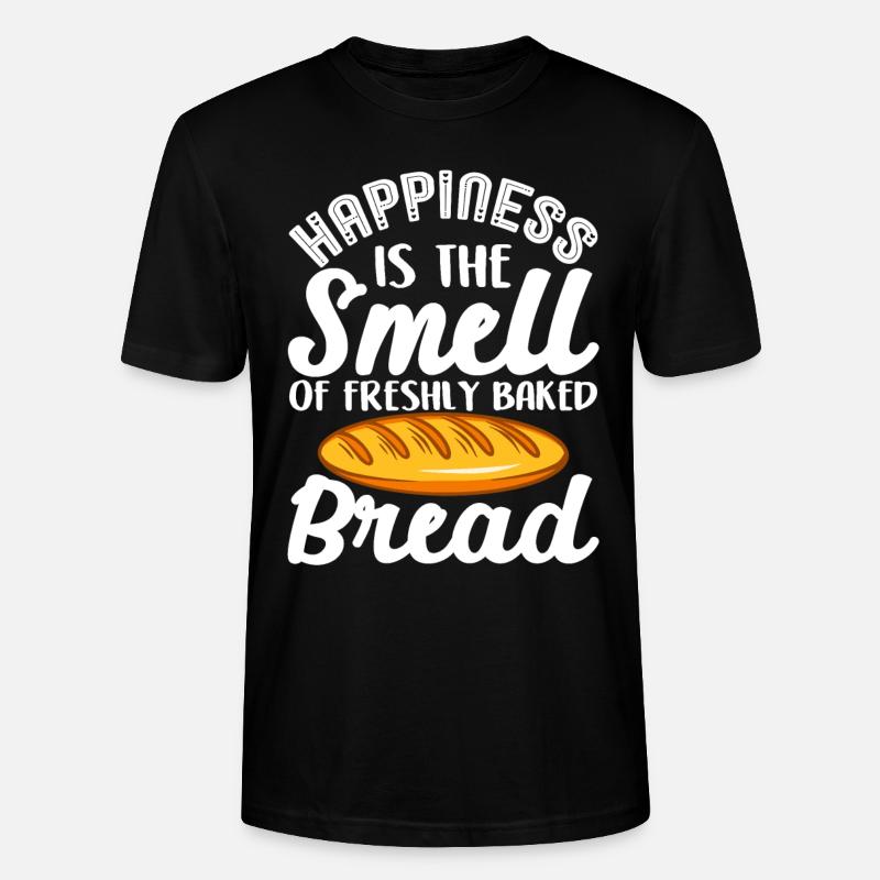 Lustiger Brotbacken-Bäcker - Stanley/Stella Unisex Bio-T-Shirt CRAFTER - Schwarz