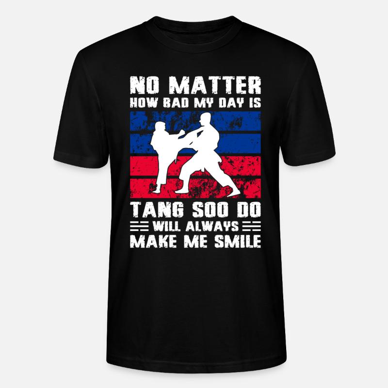 Tang Soo Do Geschenk - Stanley/Stella Unisex Bio-T-Shirt CRAFTER - Schwarz