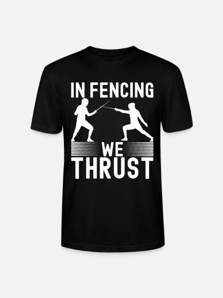 Fencing Fencing - Stanley/Stella CRAFTER Unisex Organic T-Shirt - black