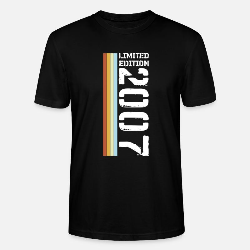 Edition Limitée Rétro 2007 - T-shirt bio CRAFTER Stanley Stella Unisexe - noir