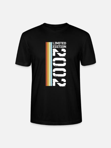 Limited Edition Retro 2002 - Stanley/Stella CRAFTER Unisex Organic T-Shirt - black