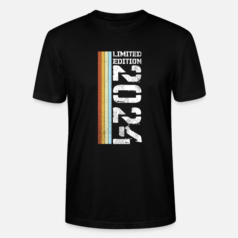 Édition Limitée Rétro 2024 - T-shirt bio CRAFTER Stanley Stella Unisexe - noir