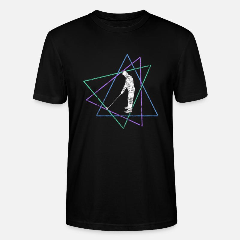 Golf - Stanley/Stella Unisex Bio-T-Shirt CRAFTER - Schwarz