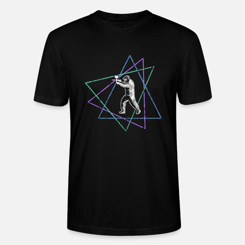 Paintball - Stanley/Stella Unisex Bio-T-Shirt CRAFTER - Schwarz