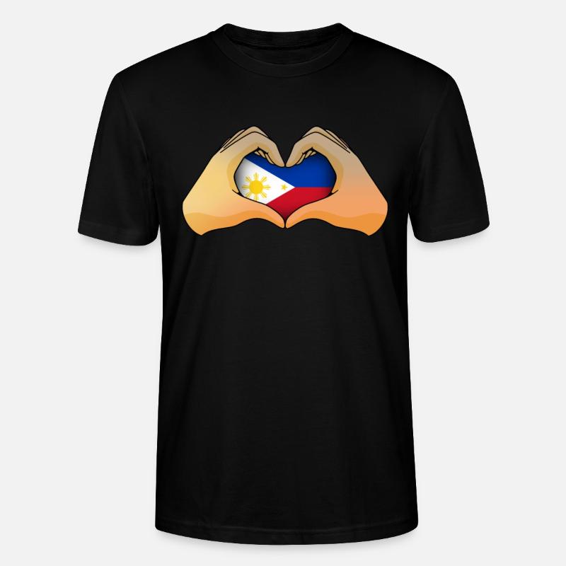 Philippinen - Stanley/Stella Unisex Bio-T-Shirt CRAFTER - Schwarz