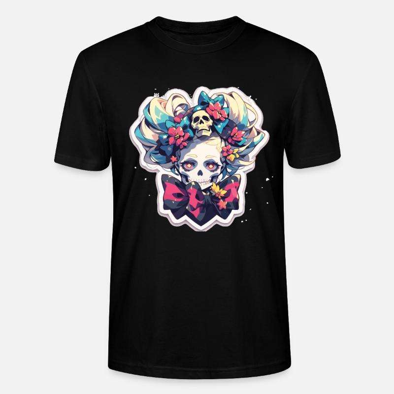 Totenkopf - Stanley/Stella Unisex Bio-T-Shirt CRAFTER - Schwarz