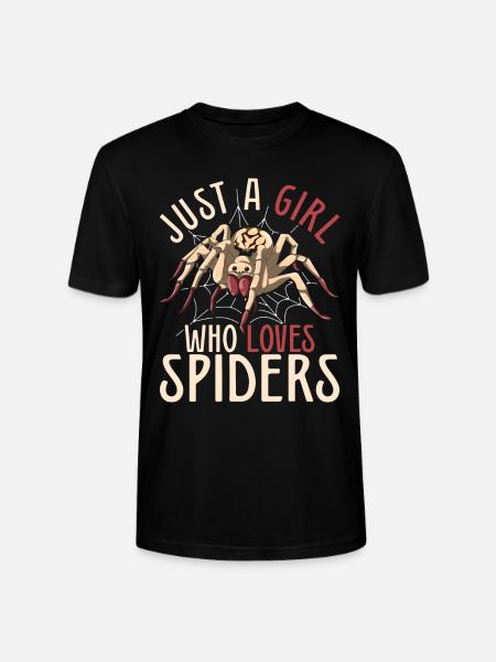 Arachnide Tierliebhaber Mädchen Geschenk Spinne - Stanley/Stella Unisex Bio-T-Shirt CRAFTER - Schwarz