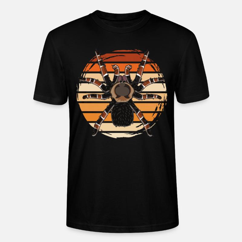 Araignée tarentule rétro tarentule - T-shirt bio CRAFTER Stanley Stella Unisexe - noir