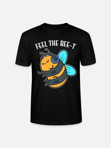 Feel The Bee-t Musiker - Stanley/Stella Unisex Bio-T-Shirt CRAFTER - Schwarz