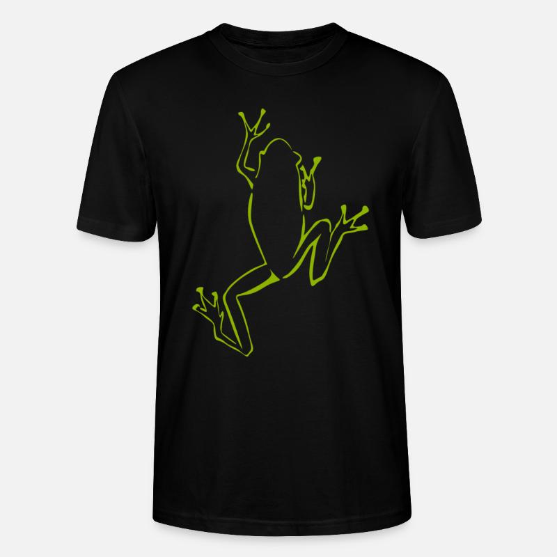 Frosch Frösche - Stanley/Stella Unisex Bio-T-Shirt CRAFTER - Schwarz