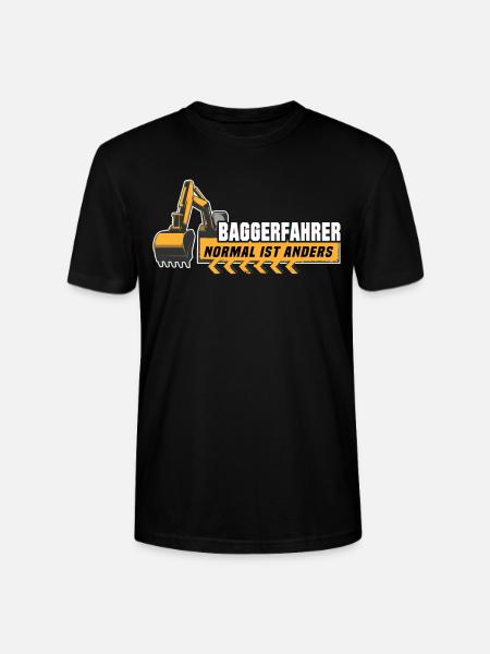 Baggerführer - Stanley/Stella Unisex Bio-T-Shirt CRAFTER - Schwarz