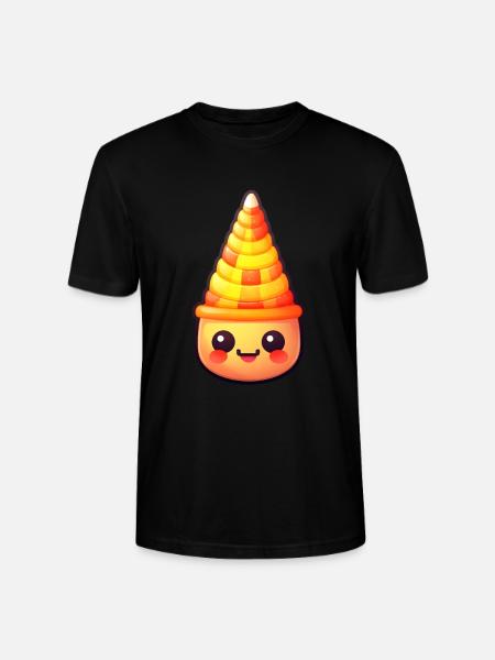 Maïs bonbon mignon - T-shirt bio CRAFTER Stanley Stella Unisexe - noir