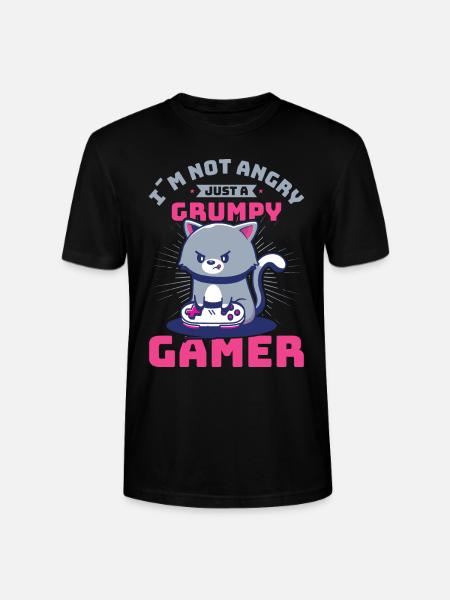 Gaming, Gambling, Video Game, Gamer - Stanley/Stella CRAFTER Unisex Organic T-Shirt - black