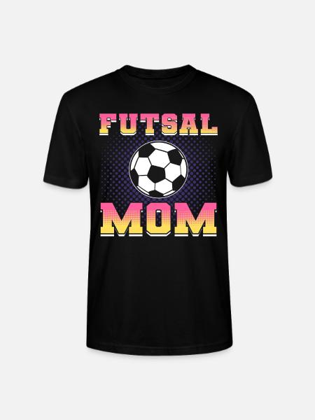 Futsal Mom Futsal Hallenfußball - Stanley/Stella Unisex Bio-T-Shirt CRAFTER - Schwarz