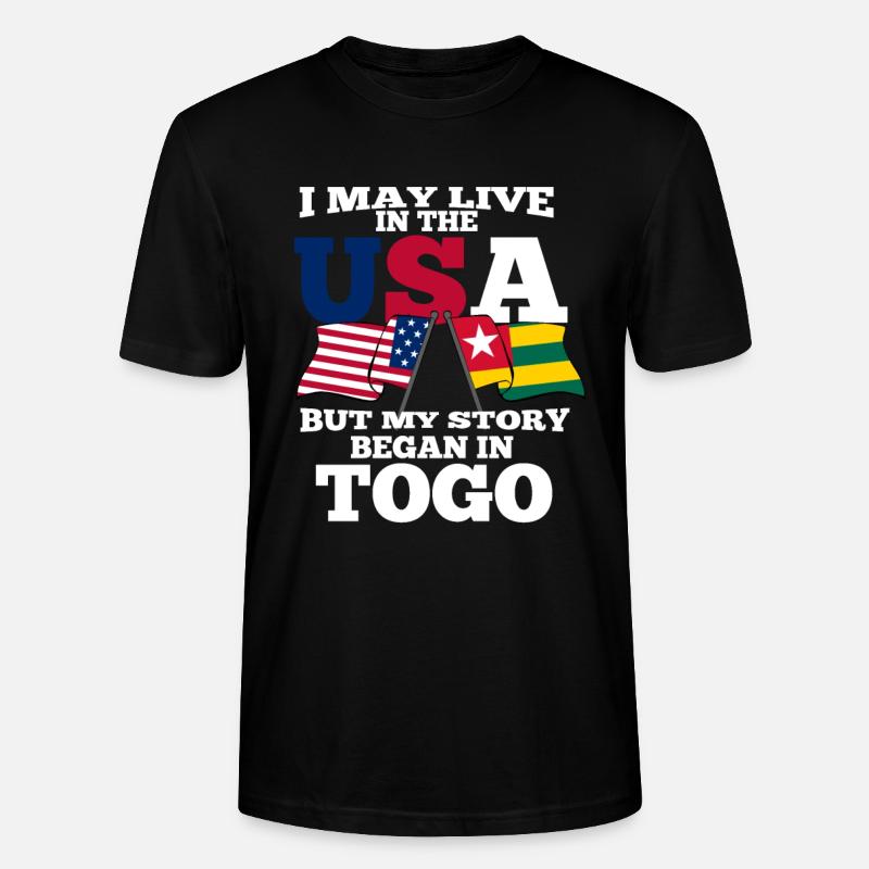 Togo - Stanley/Stella Unisex Bio-T-Shirt CRAFTER - Schwarz