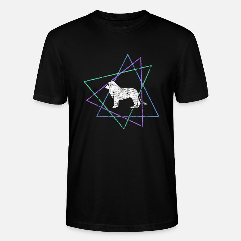 Löwe - Stanley/Stella Unisex Bio-T-Shirt CRAFTER - Schwarz