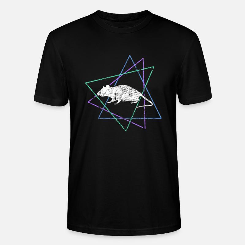 Maus - Stanley/Stella Unisex Bio-T-Shirt CRAFTER - Schwarz