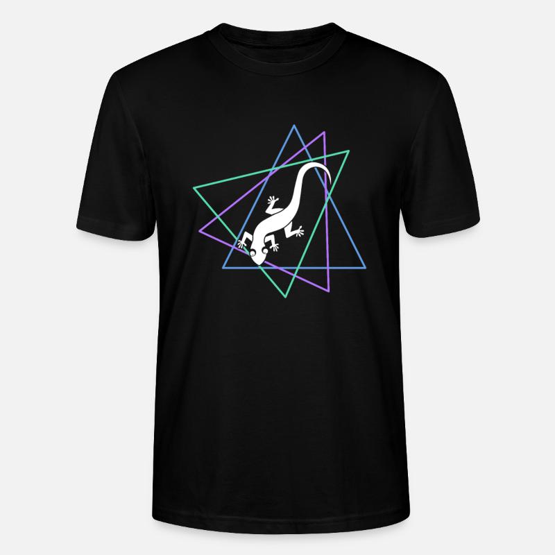 Eidechse - Stanley/Stella Unisex Bio-T-Shirt CRAFTER - Schwarz