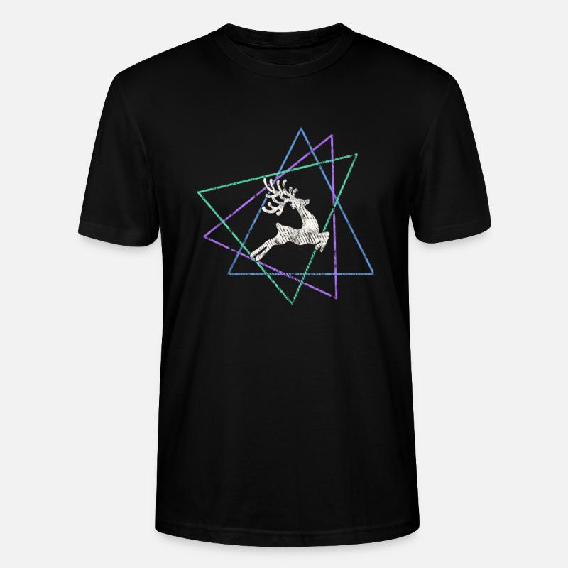 Elch - Stanley/Stella Unisex Bio-T-Shirt CRAFTER - Schwarz