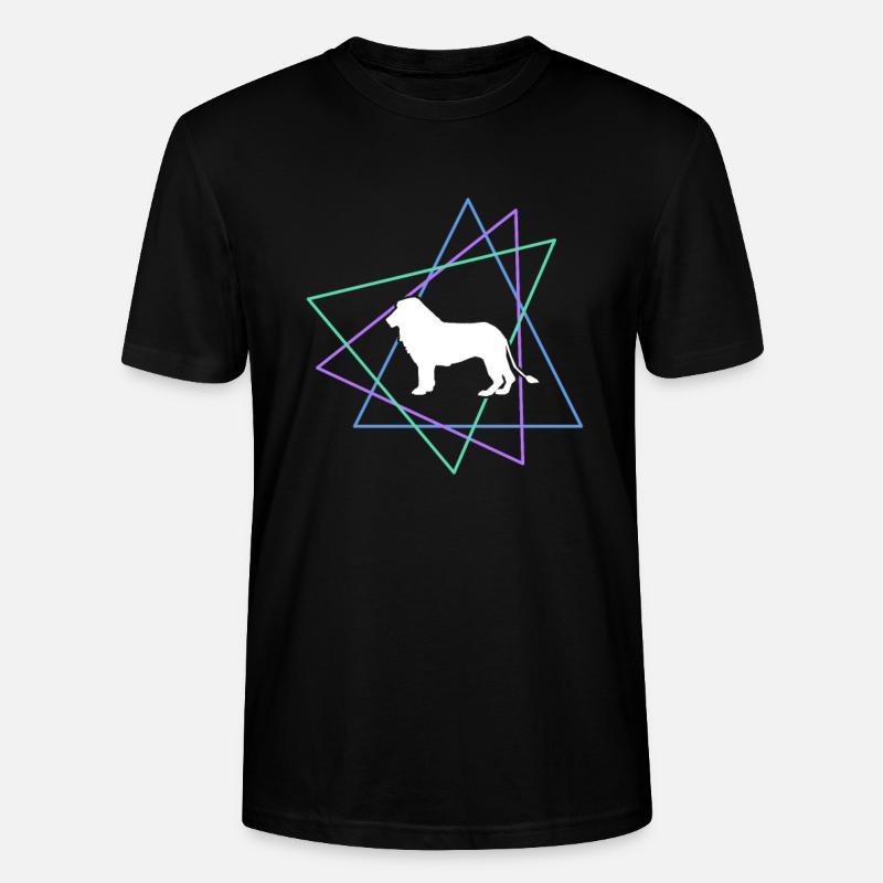 Löwe - Stanley/Stella Unisex Bio-T-Shirt CRAFTER - Schwarz