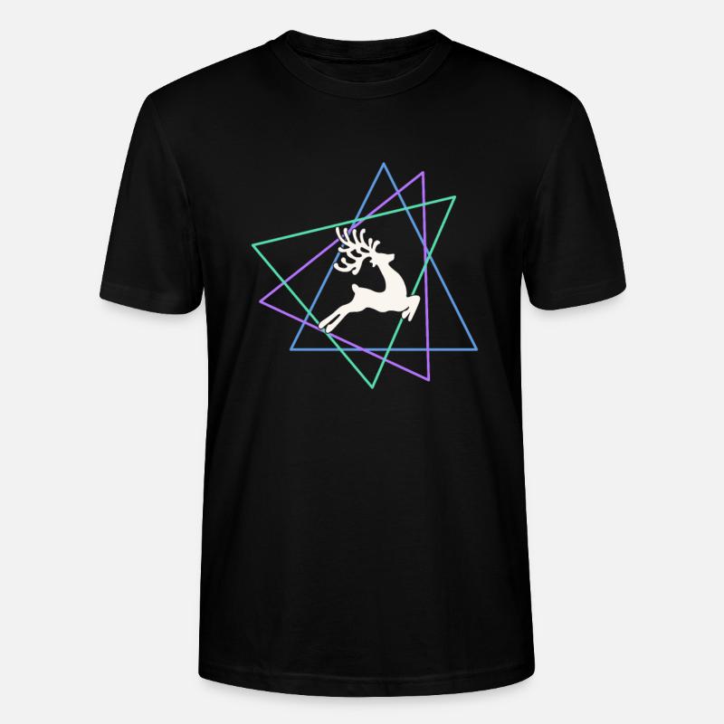 Elch - Stanley/Stella Unisex Bio-T-Shirt CRAFTER - Schwarz