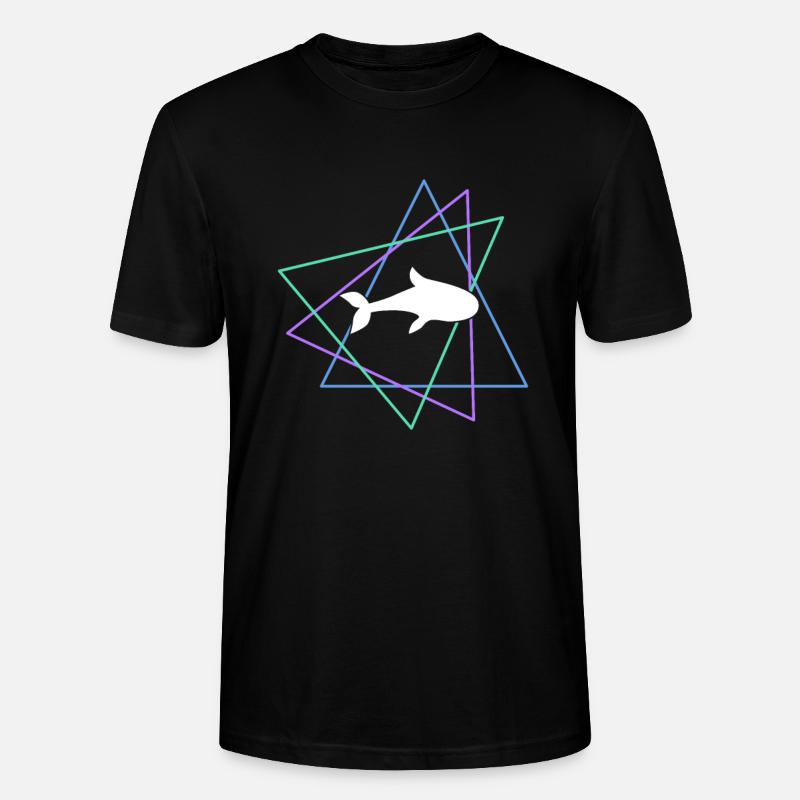 Fisch - Stanley/Stella Unisex Bio-T-Shirt CRAFTER - Schwarz