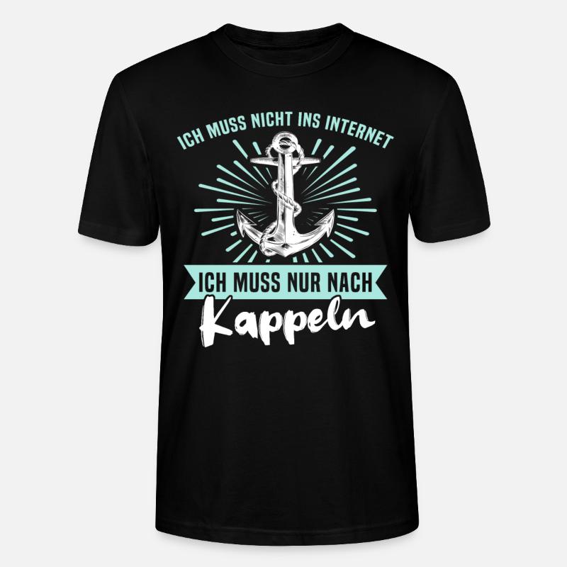 Kappeln Sprüche Kappelner Spruch - Stanley/Stella Unisex Bio-T-Shirt CRAFTER - Schwarz