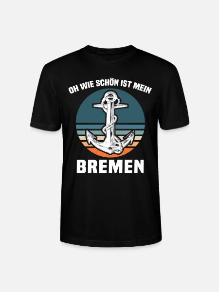 Bremen Sprüche Bremer - Stanley/Stella Unisex Bio-T-Shirt CRAFTER - Schwarz