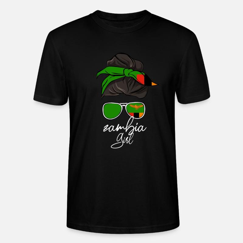 Sambia - Stanley/Stella Unisex Bio-T-Shirt CRAFTER - Schwarz