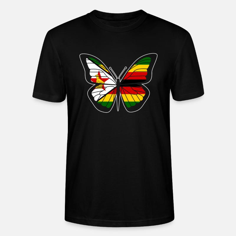 Simbabwe - Stanley/Stella Unisex Bio-T-Shirt CRAFTER - Schwarz