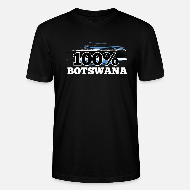 Botswana - Stanley/Stella Unisex Bio-T-Shirt CRAFTER - Schwarz