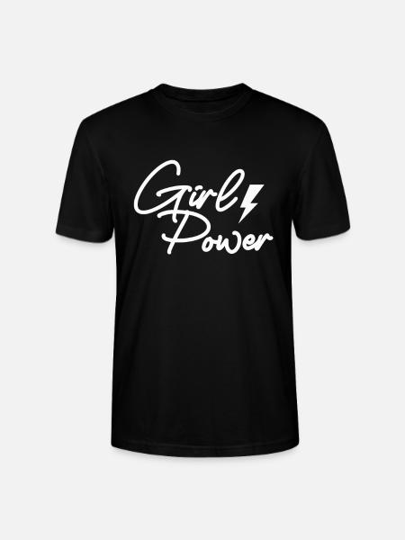 Girl Power - Inspirational - Stanley/Stella CRAFTER Unisex Organic T-Shirt - black