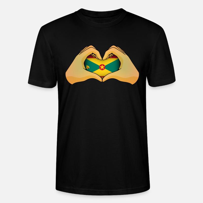 Grenada - Stanley/Stella Unisex Bio-T-Shirt CRAFTER - Schwarz