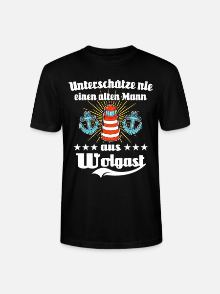 Wolgast Mann Wolgaster Männer - Stanley/Stella Unisex Bio-T-Shirt CRAFTER - Schwarz