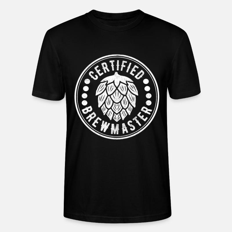 Brassage de bière Brassage de bière - T-shirt bio CRAFTER Stanley Stella Unisexe - noir