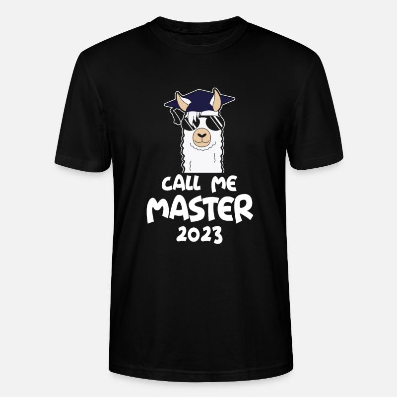 Appelez-moi Master 2023 - T-shirt bio CRAFTER Stanley Stella Unisexe - noir