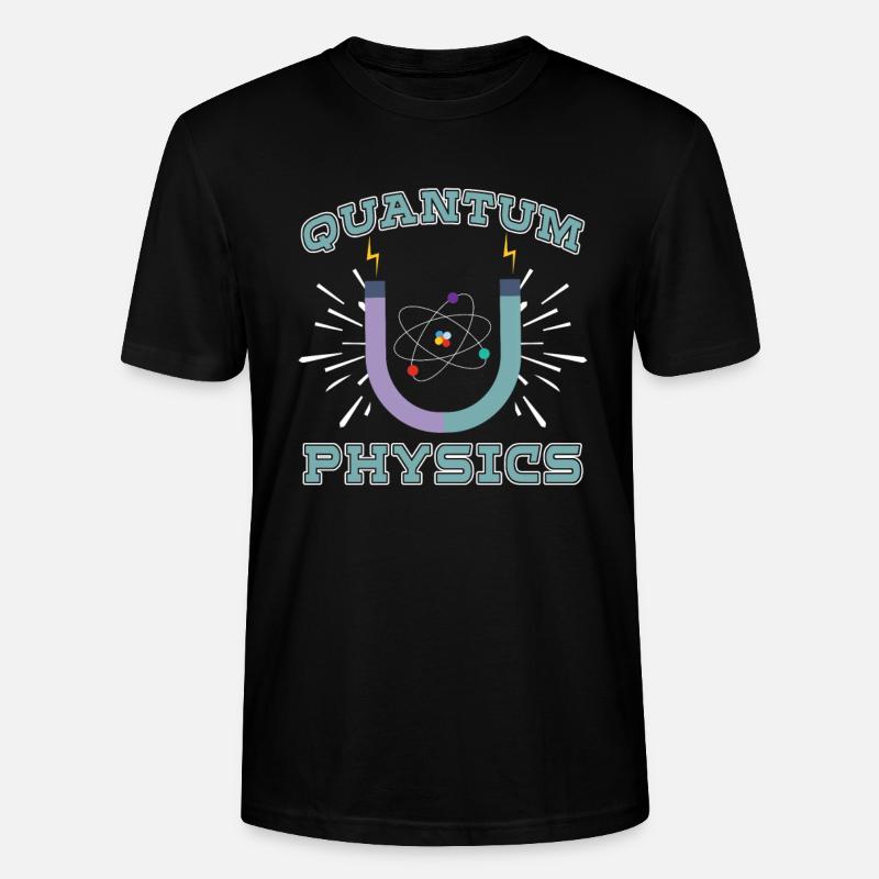 Physics Physicists Reaction Quantum Physics - Stanley/Stella CRAFTER Unisex Organic T-Shirt - black