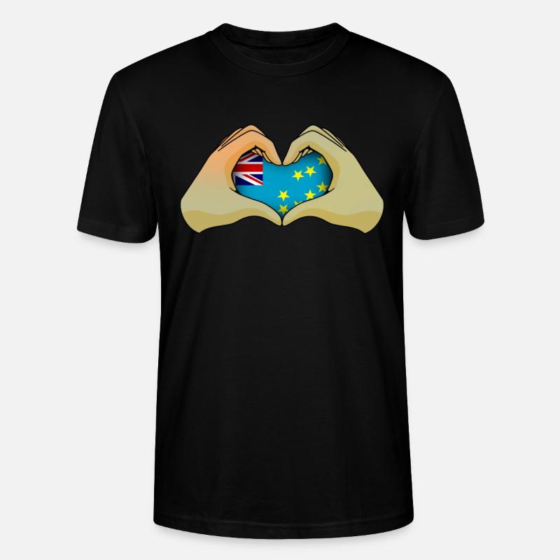 Tuvalu - T-shirt bio CRAFTER Stanley Stella Unisexe - noir