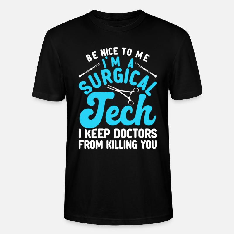 Surgical Technical Assistant - Stanley/Stella CRAFTER Unisex Organic T-Shirt - black
