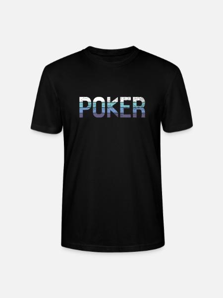 Poker - Stanley/Stella CRAFTER Unisex Organic T-Shirt - black